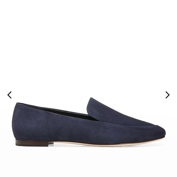 NWOB Vince | Brette Suede Easy Loafers Navy Blue 6.5 - Picture 2 of 11